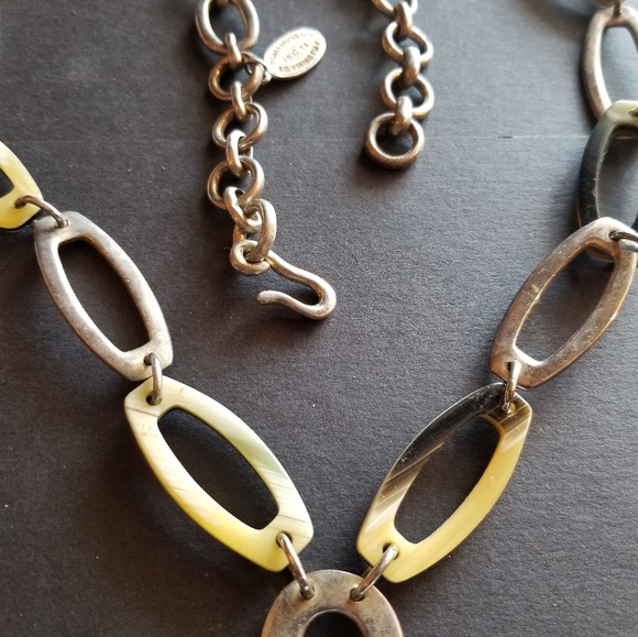 CLARA KASAVINA STUDIO NY handcrafted HORN necklace - Picture 5 of 9